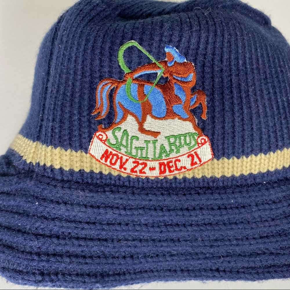 VTG Harlem Sagittarius Zodiac Unisex Bucket Hat. Made in Korea. - Picture 7 of 7